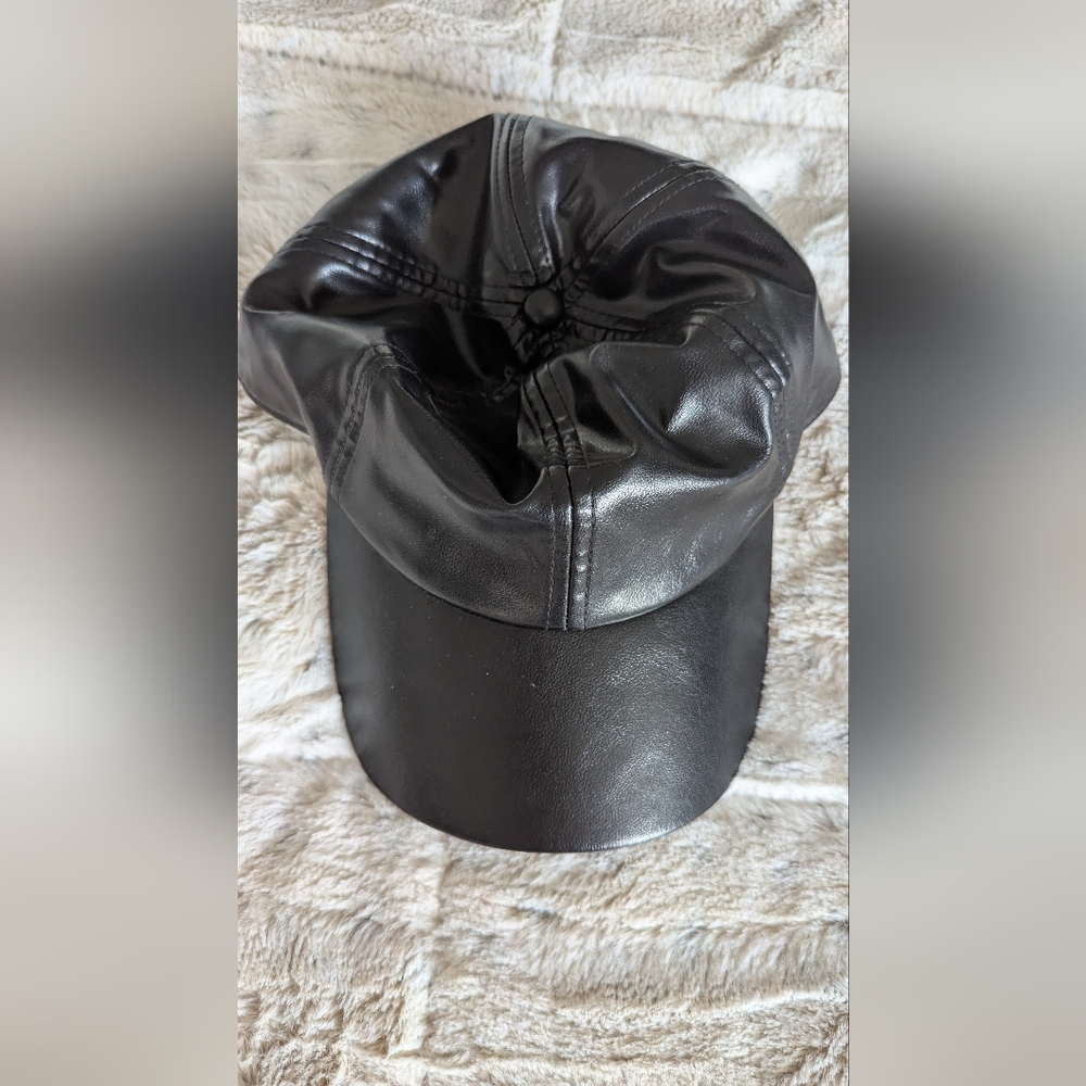 Gap Vegan Leather Baseball Cap